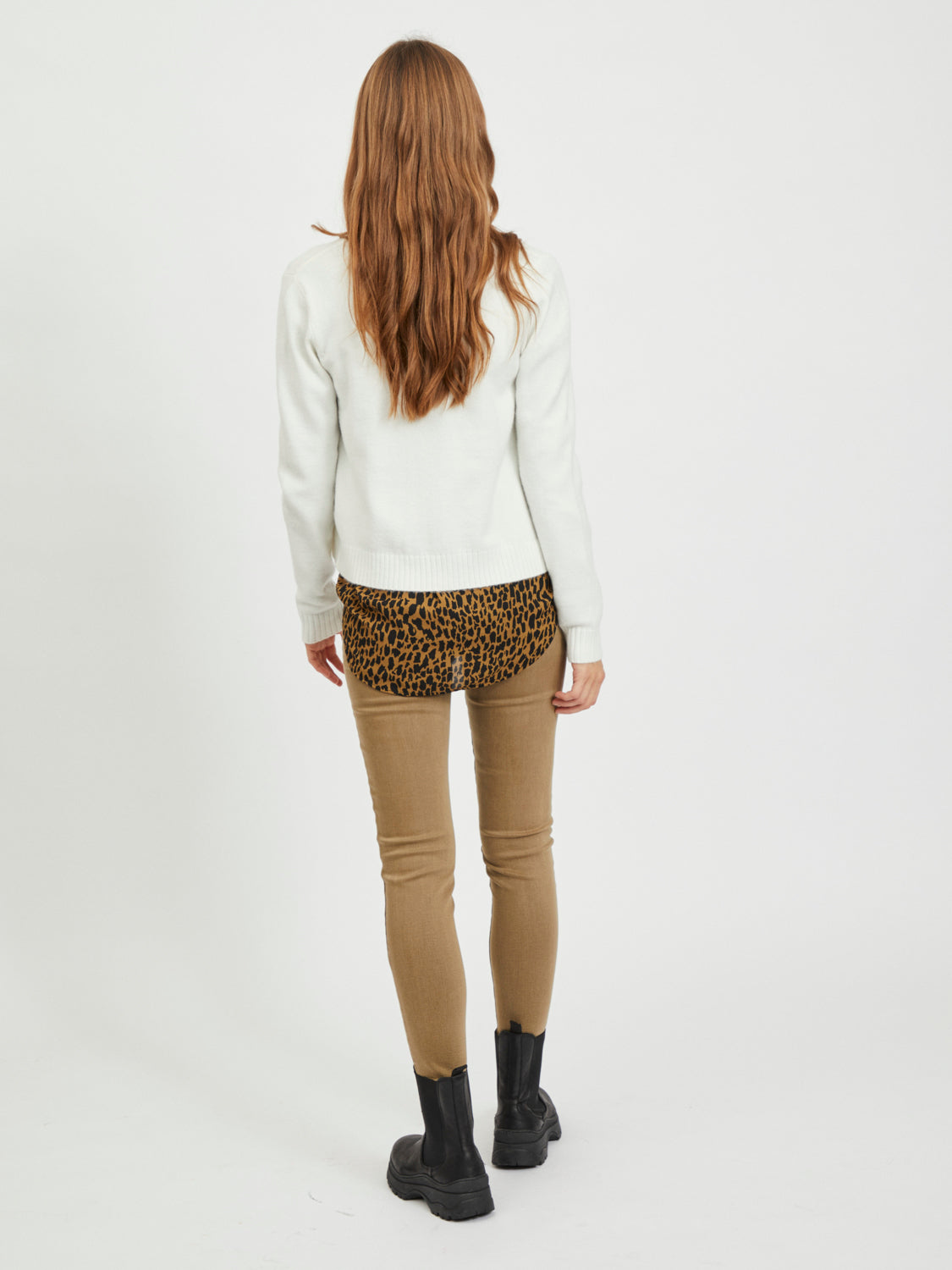 VIRIL Short Cardigan - White Alyssum